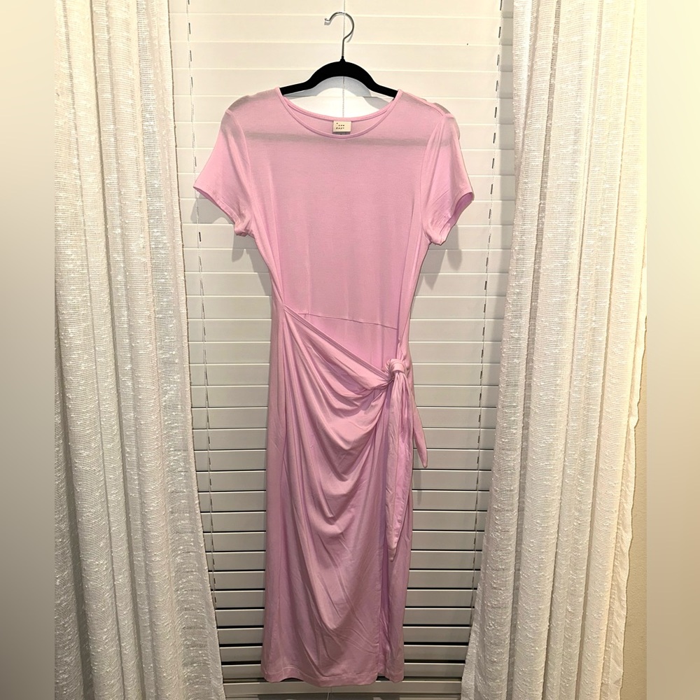 light pink dress